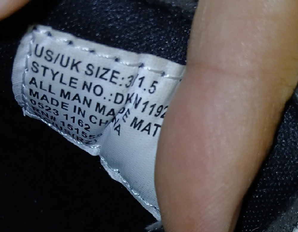 DKNY Black Kid's Sneakers
